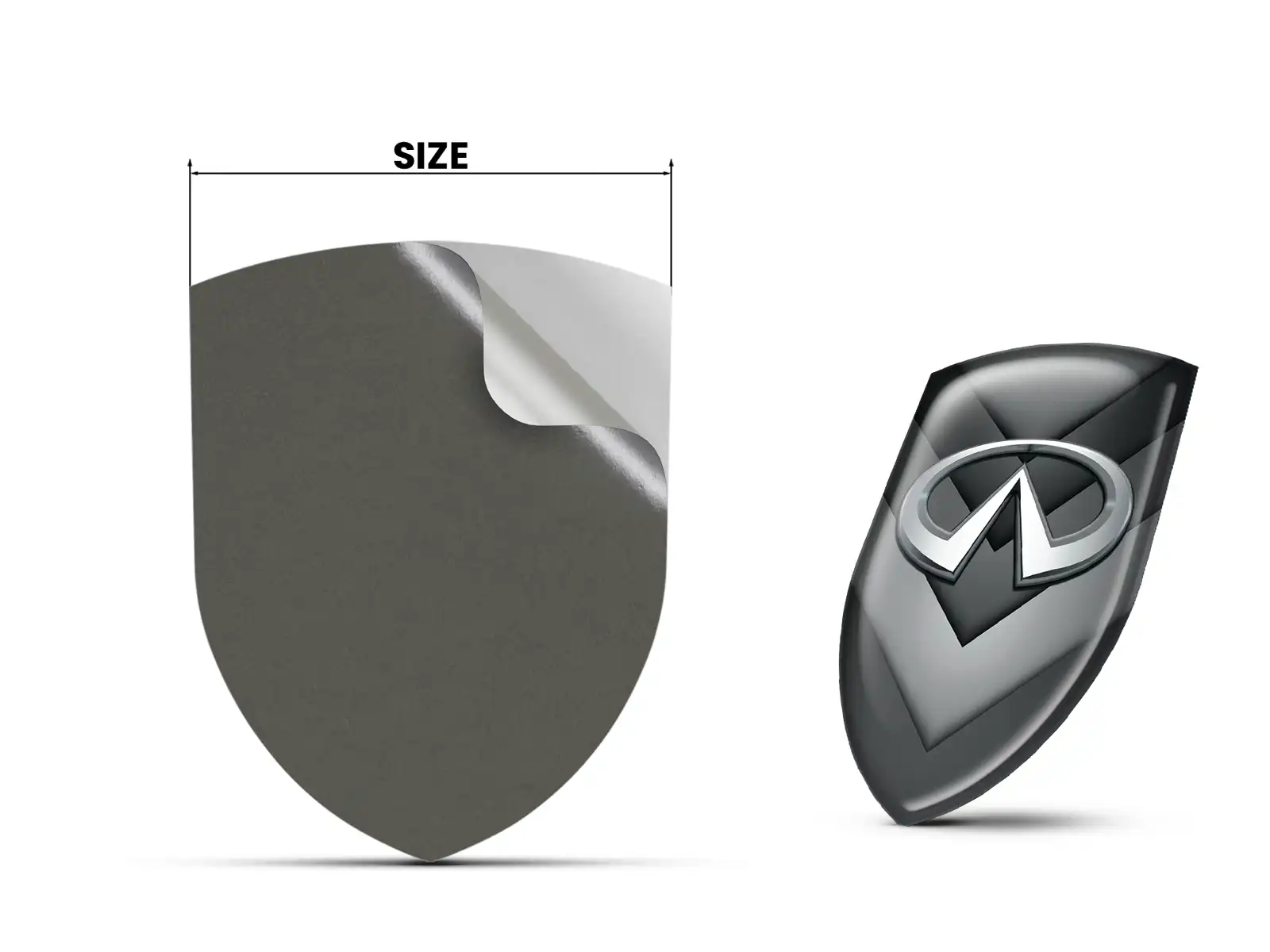 Infiniti Stickers Vitre Arrière Moderne Max Stylé Pro Résistant